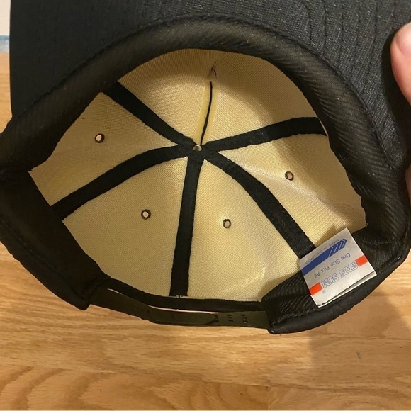 Vintage Ariens SnapBack Trucker Hat Snow Blower Mesh Puffy 80s 90s Orange Black - Picture 9 of 13